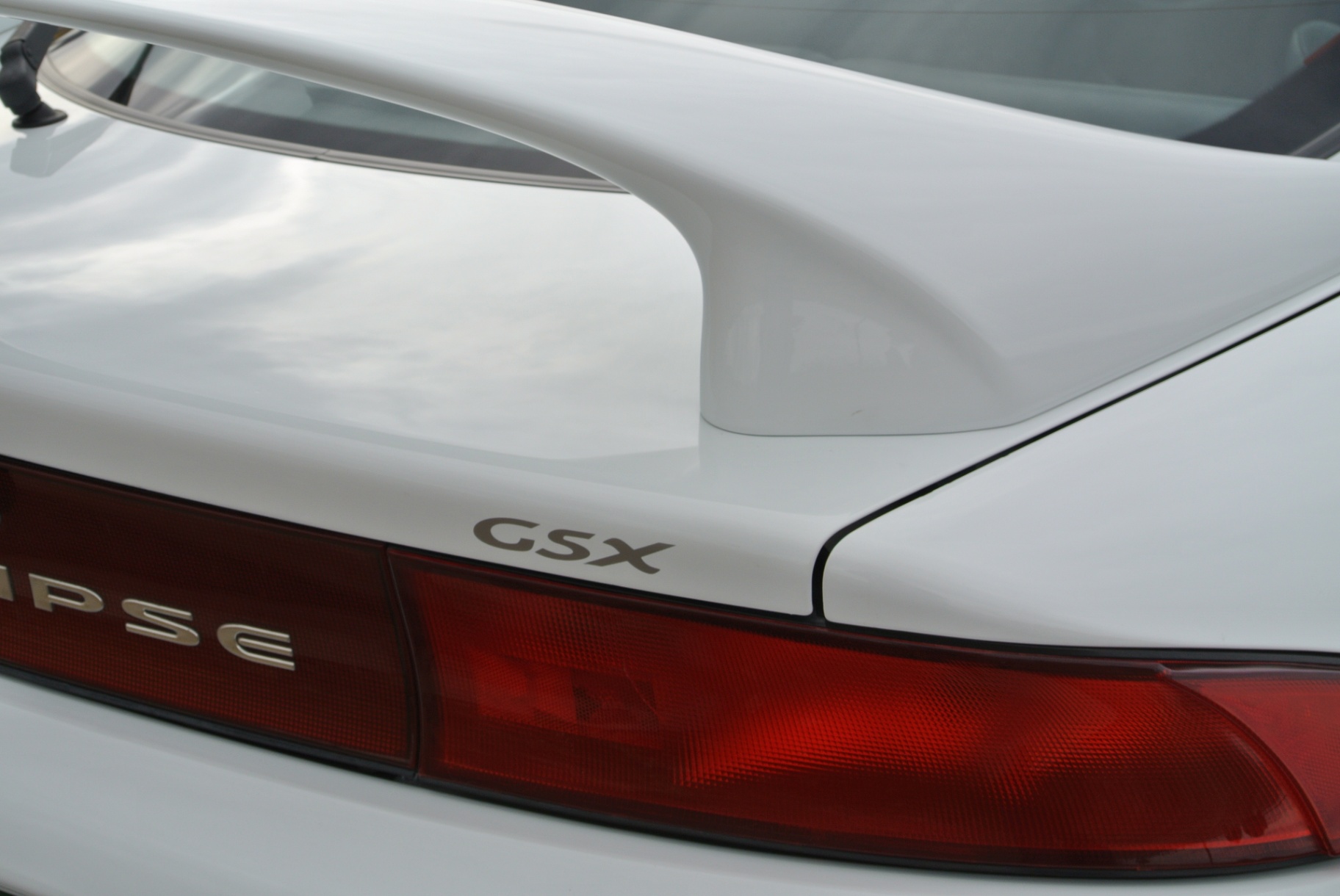 Rear GSX badge and factory spoiler detail