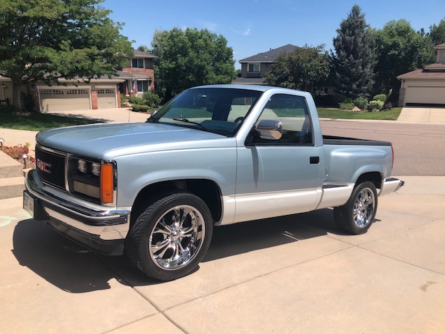 1989 GMC Sierra Stepside exterior, driver side